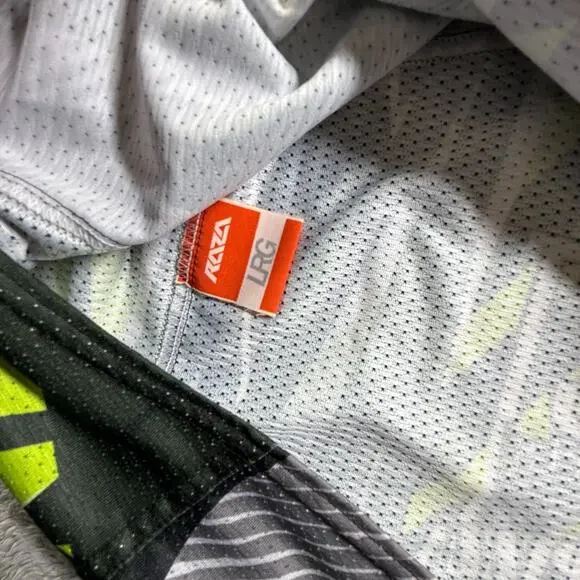 Raza Crossfire Impact Action Sports Paintball Jersey Mens L Green Black Padded - Picture 3 of 6